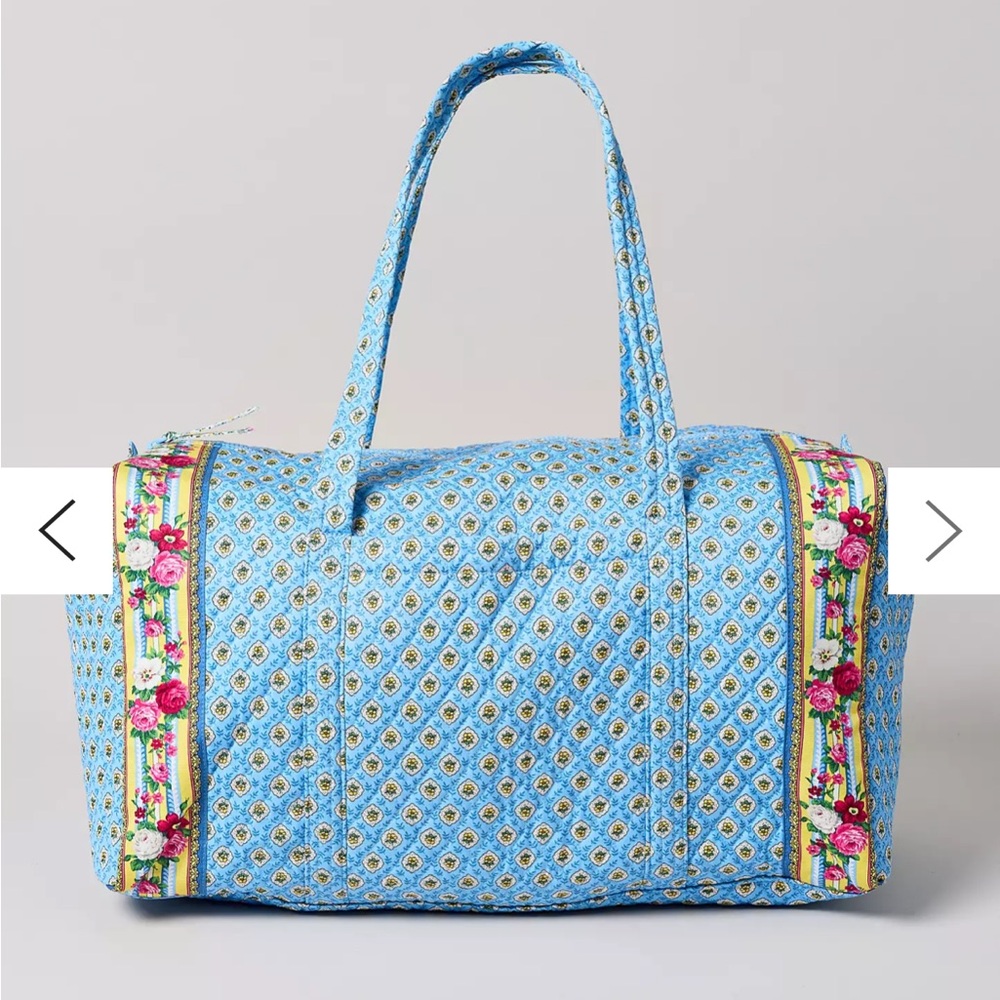 Vera Bradley Floral Blue Tote Bag